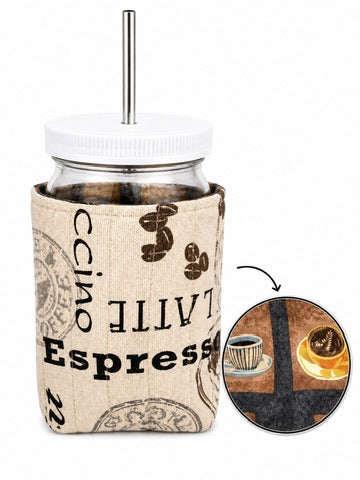 32 oz. Mason Jar KooZ - Espresso Yourself (KooZ Only)