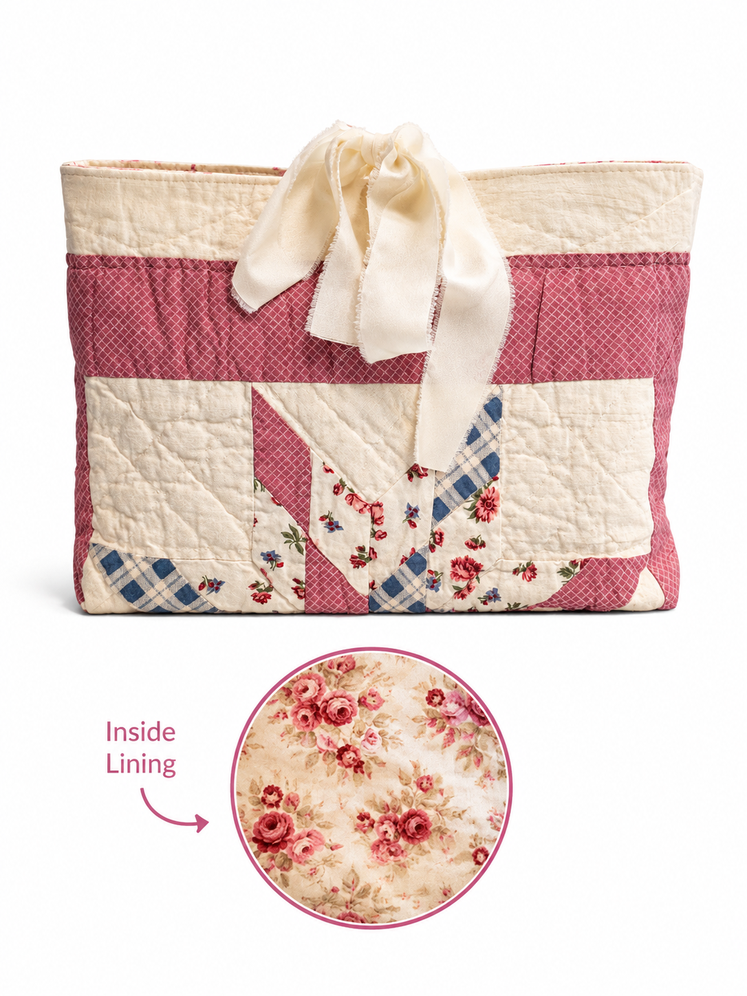 Book Tote - Quietly Quilting