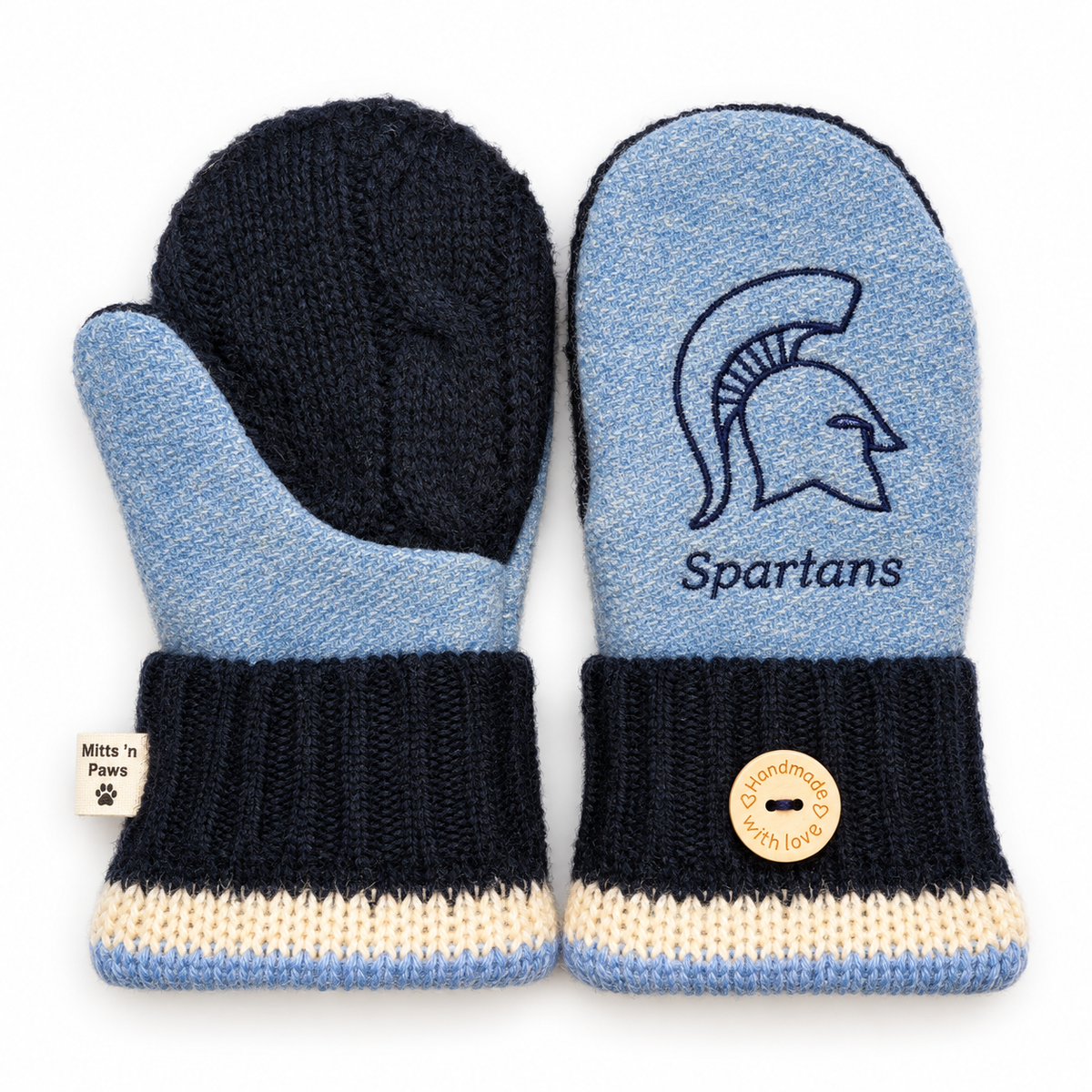 Spartan Spirit Wool Mittens Adult Medium