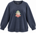 Stitched for Christmas Just My Size Crewneck Size 3XL