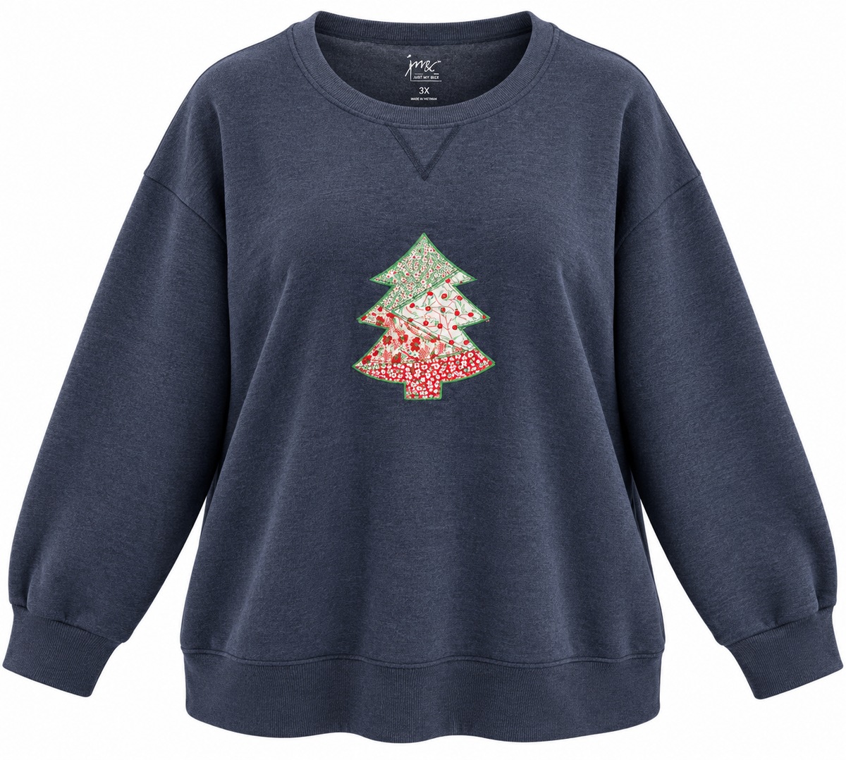 Stitched for Christmas Just My Size Crewneck Size 3XL