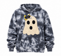 Boo Crew Brewers Hoodie – Upcycled Tie-Dye Sweatshirt Size Large