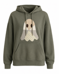 Whimsy Ghost Upcycled Hoodie – H&M – Medium