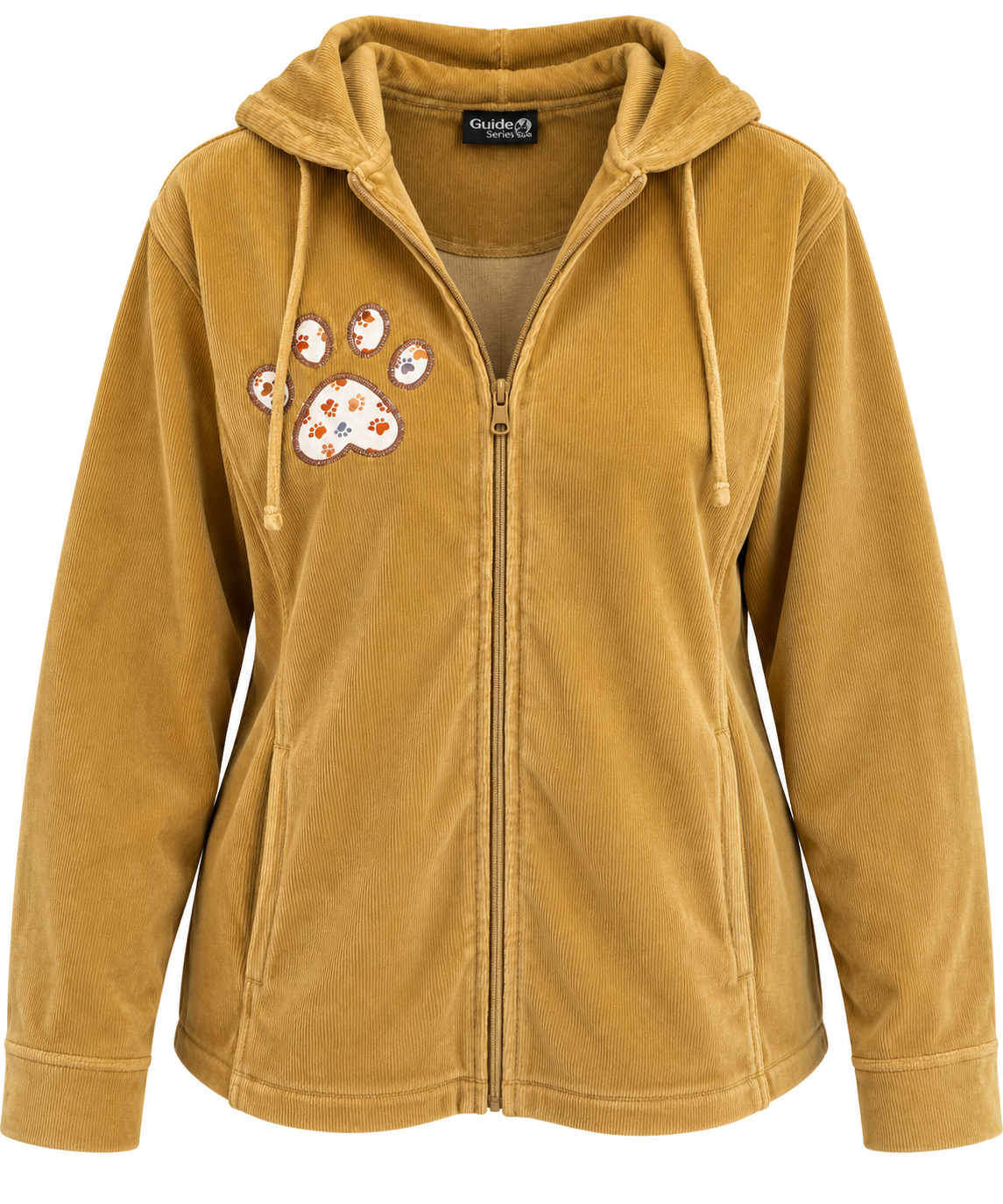 Pawfectly Cozy Corduroy Hoodie – Guide Series, Size XL