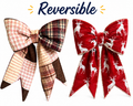 Reversible Oversized Fabric Bows - Oh Deer!