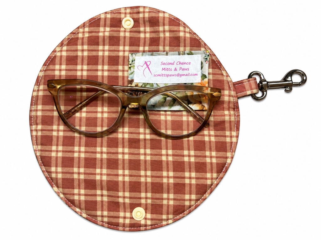 Eyeglass Case - Moo and Plaid