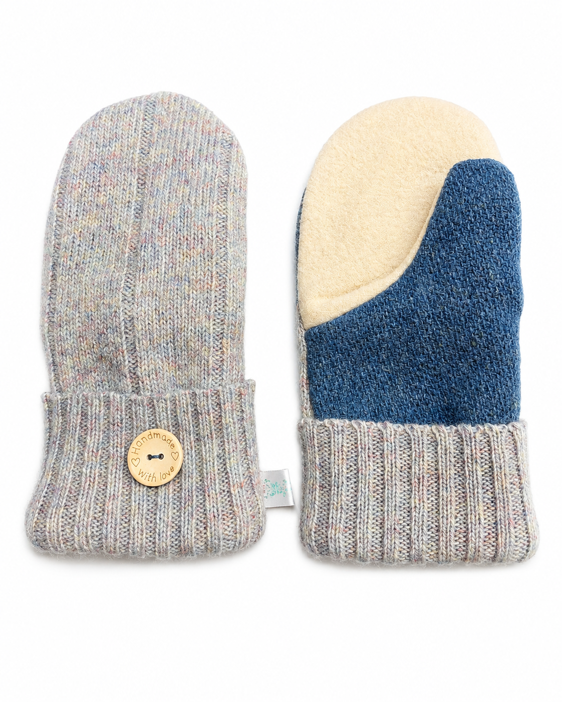 Wool Mittens - Cozy Blue