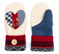 Wool Mittens - Warm Hearts