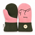 Pretty in Pink Boop Wool Mittens Adult Medium