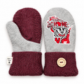Home Sweet Wisconsin Badgers Wool Mittens