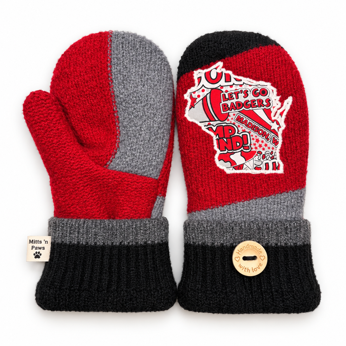 Badger Pride & Cozy Vibes Mittens Adult Medium