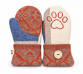 Rustic Paws – All-Wool Mittens - Adult Medium