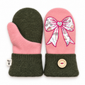 Woodland Whimsy Bow Mittens Adult Medium