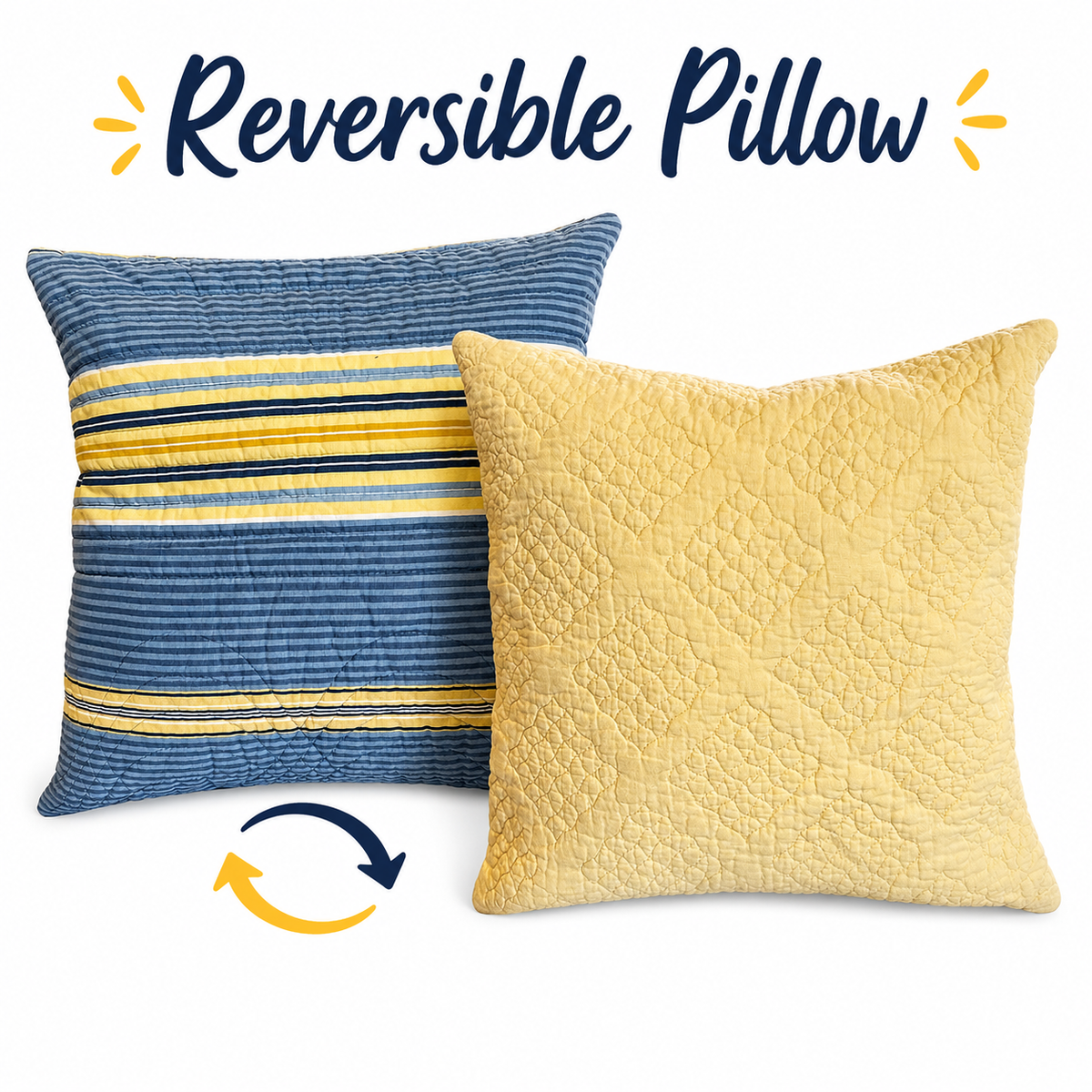 Reversible Decorative Pillow Cover - Sweet Summertime