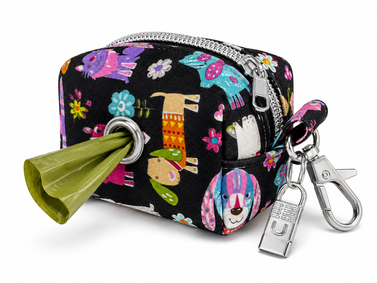 Dog Poo Pouches - Colorful 'Fits