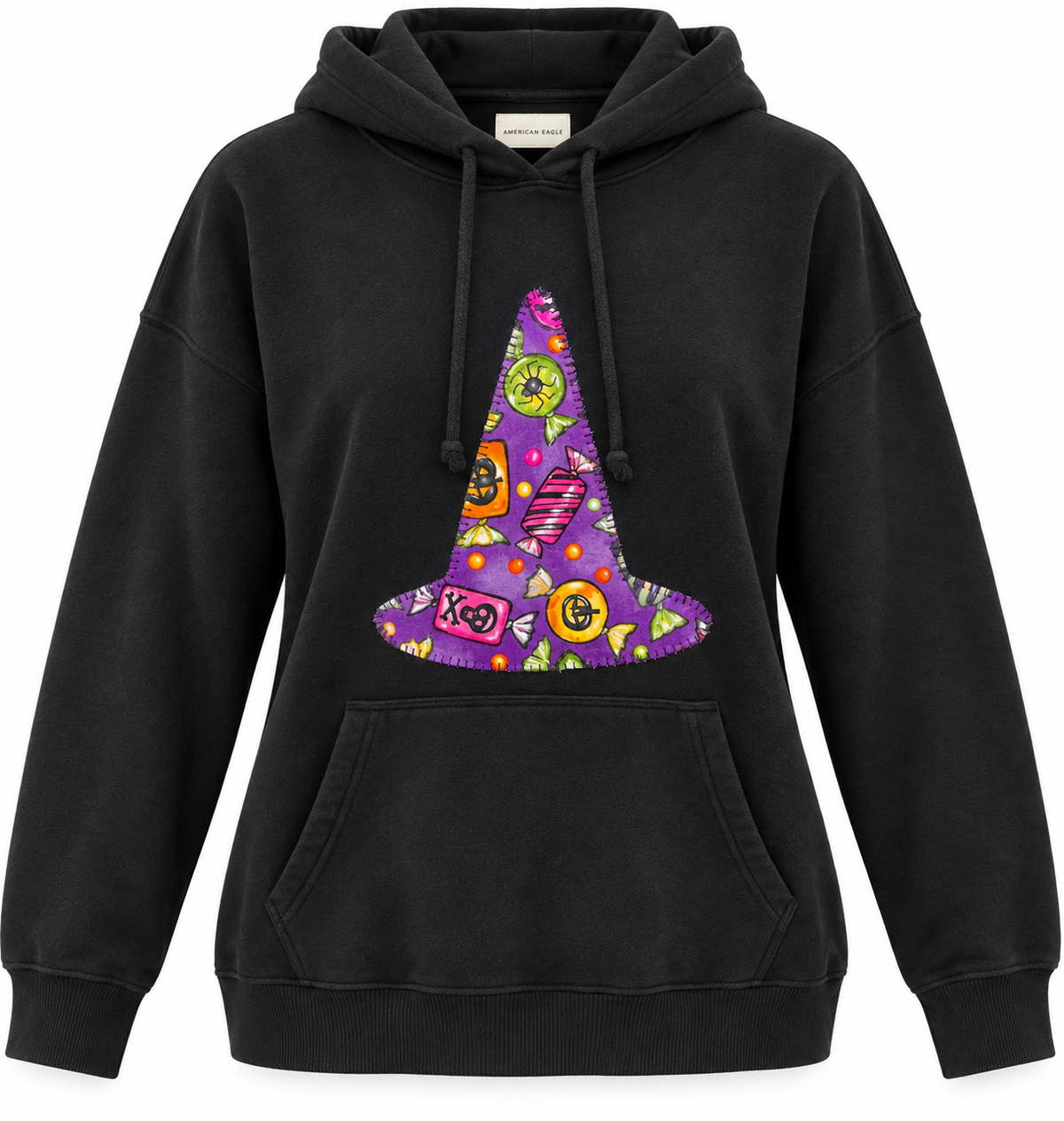 American Eagle Halloween Witch Hat Hoodie – Size Medium
