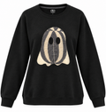 Upcycled Quilt Ghost Crewneck Sweatshirt – Size XL